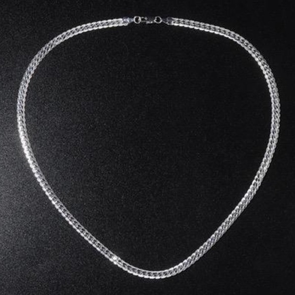 “18” NEW 925 STERLING SILVER SNAKE CHAIN NECKLACE, NICE NECKLACE, CUTE NECKLACE - Picture 3 of 5